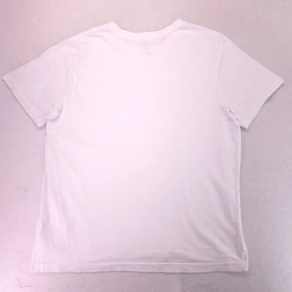 Hurley Casual Crew Neck Graphic T-Shirt Mens Size Extra Large XL White Multi